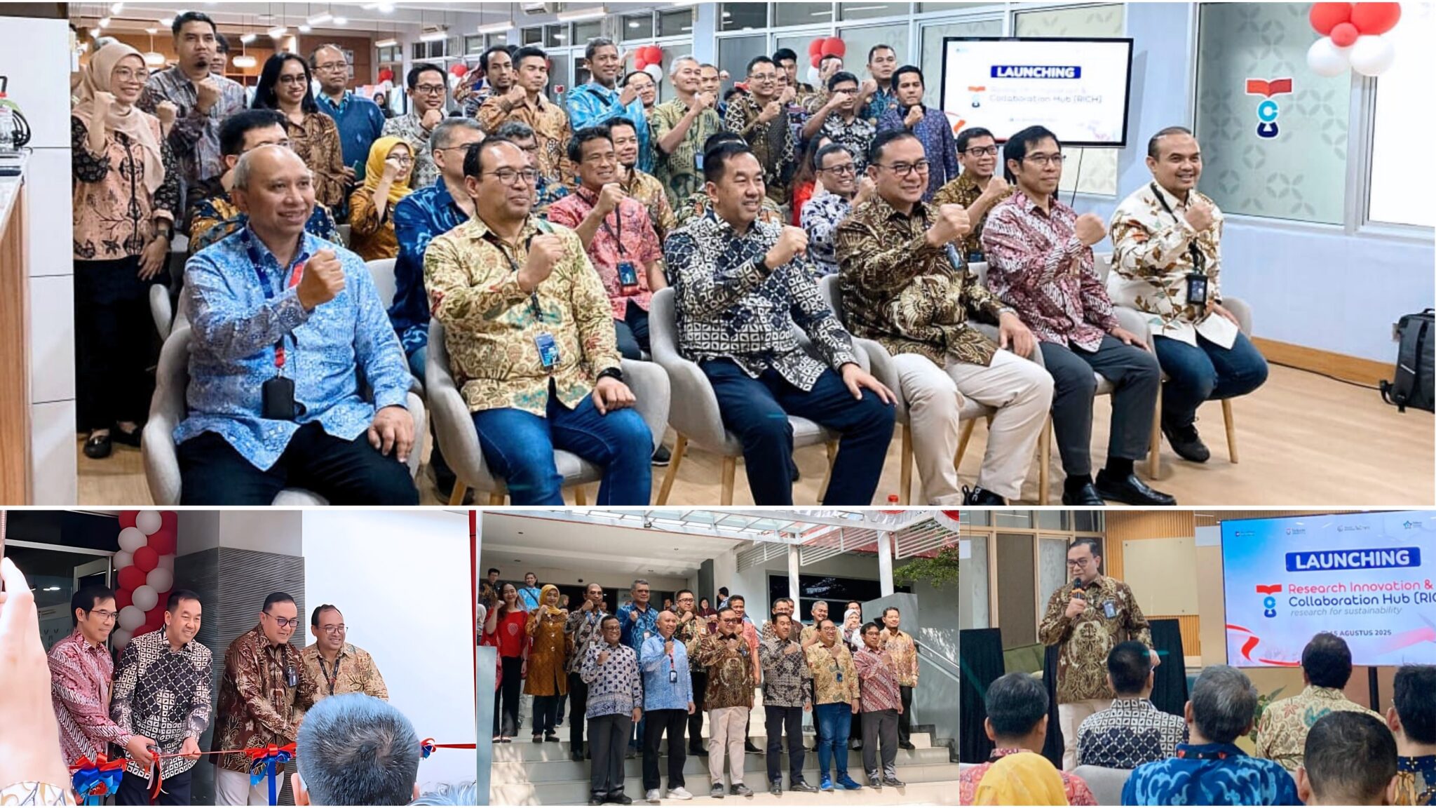 Launching RICH & Walking Exhibition at Telkom Corporate University Center