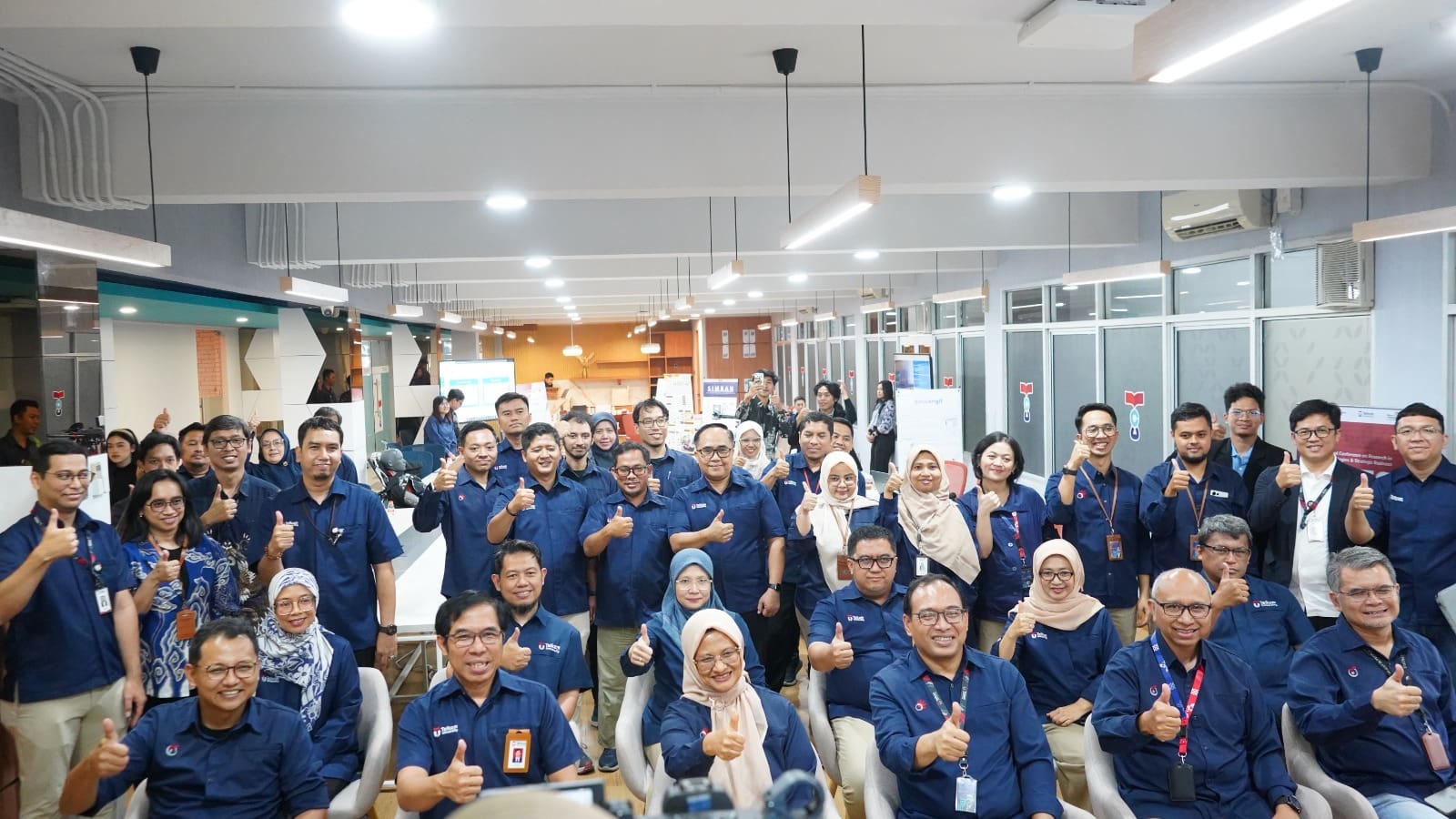 Telkom University showcases innovative research products during Tel-U Research & Innovation Product Showcase 2025 with TelkomGroup